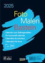 Foto-Malen-Basteln Bastelkalender A5 schwarz 2025