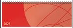 Tischkalender quer Professional Colourlux 2025 rot