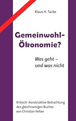 Gemeinwohl-Ökonomie?