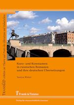 Kurz- und Kosenamen in russischen Romanen und ihre deutschen Übersetzungen