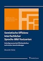 Semiotische Effizienz interfachlicher Sprache-Bild-Textsorten