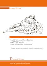 Matérialisme(s) en France au XVIIIe siècle
