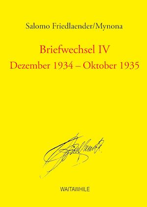 Briefwechsel IV