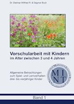 Vorschularbeit mit Kindern im Alter zwischen 3 und 4 Jahren