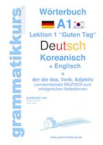 Worterbuch Deutsch - Koreanisch - Englisch Niveau A1