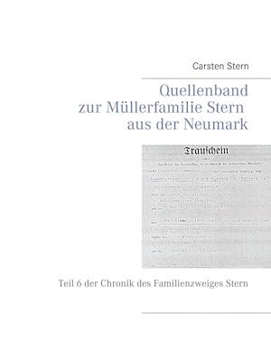 Quellenband Zur Mullerfamilie Stern Aus Der Neumark