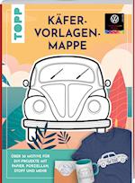 VW Vorlagenmappe "Käfer". Die offizielle kreative Vorlagensammlung mit dem kultigen VW-Käfer