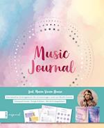 Music Journal feat. Maren Vivien Haase. Das kreative Eintragebuch für Erinnerungen rund um Musik-Events, Interpret:innen, Songs & Alben, die dich begeistern