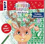 Glitzer Zauberpapier Malbuch Fröhliche Weihnachten