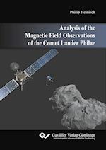 Analysis of the Magnetic Field Observations of the Comet Lander Philae