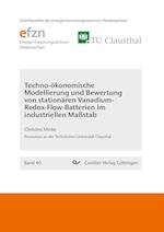 Techno-ökonomische Modellierung und Bewertung von stationären Vanadium-Redox-Flow-Batterien im industriellen Maßstab