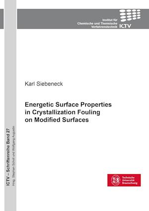 Energetic Surface Properties in Crystallization Fouling on Modified Surfaces