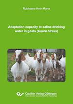 Adaptation capacity to saline drinking water in goats (Capra hircus)