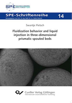 Fluidization behavior and liquid injection in three-dimensional prismatic spouted beds