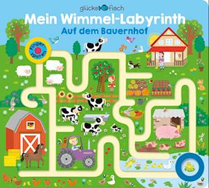 Glücksfisch: Mein Wimmel-Labyrinth: Auf dem Bauernhof