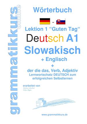 Wörterbuch Deutsch - Slowakisch -  Englisch Niveau A1