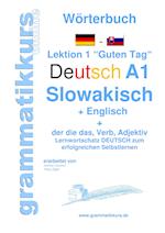 Wörterbuch Deutsch - Slowakisch -  Englisch Niveau A1