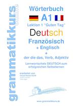 Wörterbuch Deutsch - Französisch -  Englisch  Niveau A1