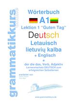 Wörterbuch Deutsch - Litauisch - Englisch Niveau A1