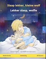 Slaap lekker, kleine wolf - Lekker slaap, wolfie (Nederlands - Afrikaans)