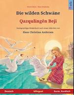 Die wilden Schwäne - Qazqulingên Bejî (Deutsch - Kurmandschi Kurdisch)