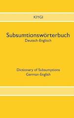 Subsumtionswörterbuch Deutsch-Englisch