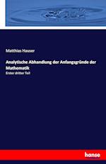 Analytische Abhandlung der Anfangsgründe der Mathematik