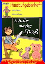 Hausaufgabenheft - "Schule macht Spaß", sagt der Kobold Fitus