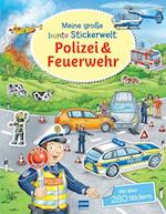 Meine große bunte Stickerwelt - Polizei und Feuerwehr