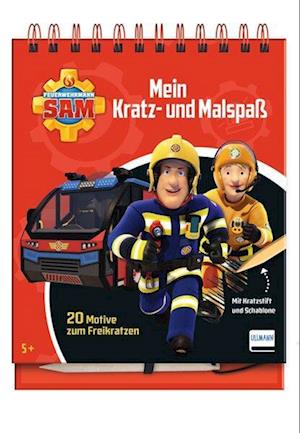 Mein Kratz- und Malspaß - Feuerwehrmann Sam