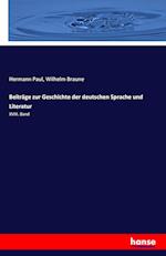 Beiträge zur Geschichte der deutschen Sprache und Literatur