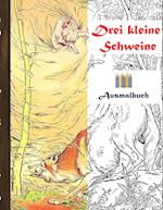 Drei kleine Schweine (Ausmalbuch)