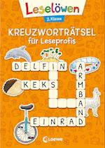 Leselöwen Kreuzworträtsel für Erstleser. 2. Klasse (Orange)