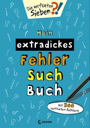 Mein extradickes Fehler-Such-Buch (petrol)