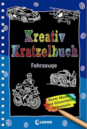 Kreativ-Kratzelbuch: Fahrzeuge