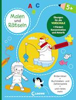 Malen und Rätseln - Übungen für die Vorschule (5+)