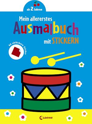 Mein allererstes Ausmalbuch mit Stickern (Trommel)