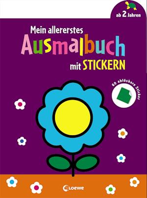 Mein allererstes Ausmalbuch mit Stickern (Blume)