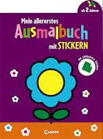 Mein allererstes Ausmalbuch mit Stickern (Blume)