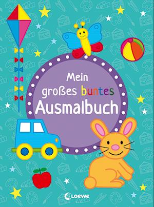 Mein großes buntes Ausmalbuch (Hase)