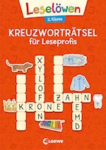 Leselöwen Kreuzworträtsel für Leseprofis - 2. Klasse (Rotorange)
