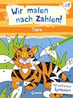 Wir malen nach Zahlen! - Tiere