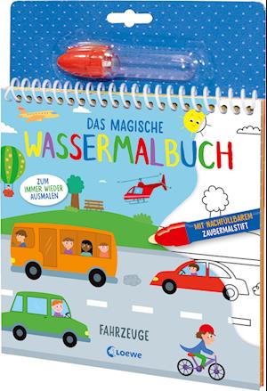 Das magische Wassermalbuch - Fahrzeuge