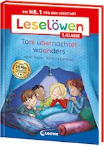 Leselöwen 1. Klasse - Toni übernachtet woanders