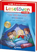 Leselöwen 1. Klasse - Toni übernachtet woanders (Großbuchstabenausgabe)