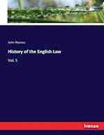 History of the English Law