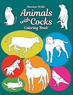 Animals with Cocks - Coloring Book