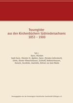 Trauregister aus den Kirchenbüchern Südniedersachsens 1853 - 1900