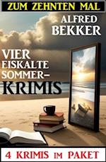 Zum zehnten Mal vier eiskalte Sommerkrimis: 4 Krimis im Paket