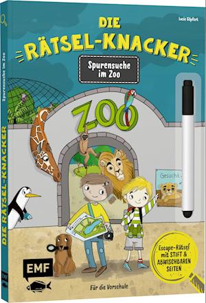 Die Rätsel-Knacker - Spurensuche im Zoo (Buch mit abwischbarem Stift)